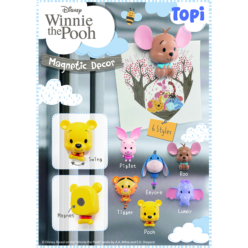 Winnie the Pooh Family Magnetic Decor (Set of 6 styles)